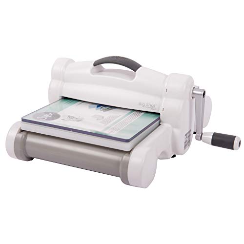 Sizzix Big Shot Plus Machine Only 660020 Máquina de troquelado manual y repujado para artes y manualidades, álbumes de recortes y tarjetas, apertura de 21 cm