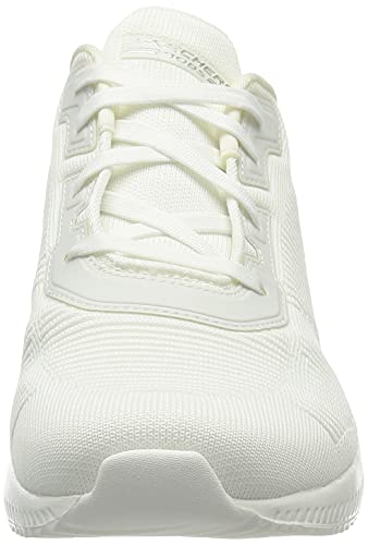 Skechers Bobs Squad-Tough Talk, Zapatilla Baja Mujer, White, 39 EU