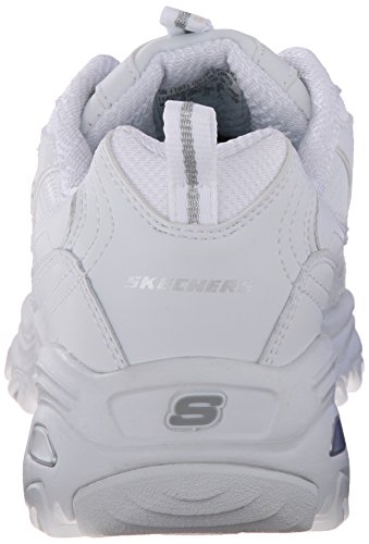 Skechers D'Lites-Fresh Start, Zapatillas Mujer, White, 38 EU