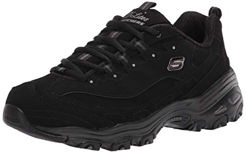 Skechers D'Lites Play On, Zapatillas Mujer, Black, 36.5 EU