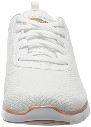 Skechers Flex Appeal 3.0 First Insight, Zapatillas Mujer, White, 37 EU