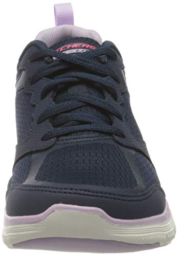 Skechers Flex Appeal 4.0, Zapatillas Mujer, Navy, 39 EU