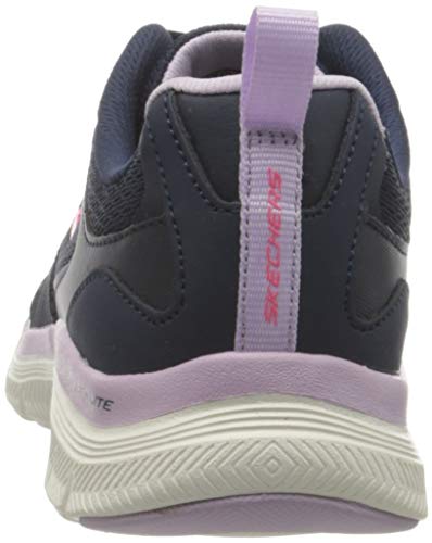 Skechers Flex Appeal 4.0, Zapatillas Mujer, Navy, 39 EU