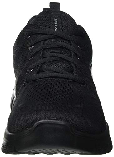 Skechers Graceful-Get Connected, Zapatillas Mujer, Negro (BBK Black Mesh), 41 EU