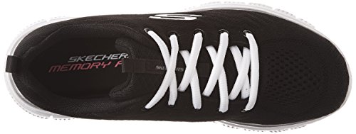 Skechers Graceful-Get Connected, Zapatillas Mujer, Negro (BKW Black Mesh), 36 EU