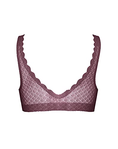 Sloggi Zero Feel Lace Sujetador Estilo Bralette, Morado (Kaluha 00qn), 75A (Talla del fabricante: X-Small) para Mujer