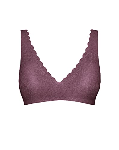 Sloggi Zero Feel Lace Sujetador Estilo Bralette, Morado (Kaluha 00qn), 75A (Talla del fabricante: X-Small) para Mujer