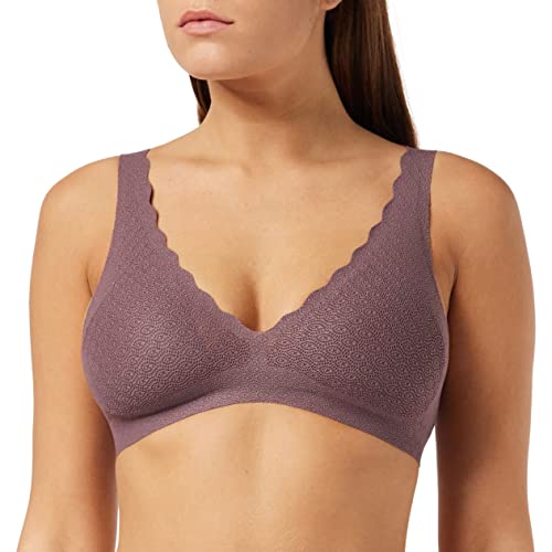 Sloggi Zero Feel Lace Sujetador Estilo Bralette, Morado (Kaluha 00qn), 75A (Talla del fabricante: X-Small) para Mujer