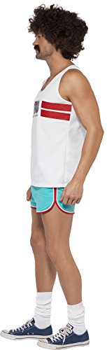 Smiffy's - Disfraz de atletismo para hombre, talla UK 38 (33322M-KIT 4)