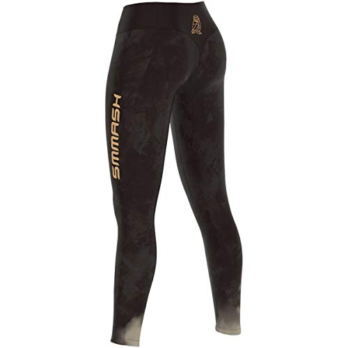 SMMASH Goddess Deportivos Leggins Largos Mujer con Cintura Alta y Push UP, Yoga, Fitness, Crossfit, Correr, Material Transpirable y Antibacteriano, (M)