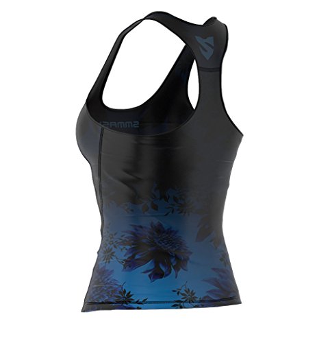 SMMASH Muerte Sport Top Tank para Mujer, Camiseta de Tirantes Deportivas, Camiseta sin Manga para Fitness, Yoga, Formación, Material Transpirable y Antibacteriano, (S)