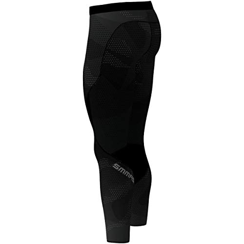 SMMASH Murk Deportivo Largo Leggins Hombre, Pantalones Largo Deporte Dombre por un Gimnasio de Yoga Corrientes, Material Transpirable y Antibacteriano, (M)