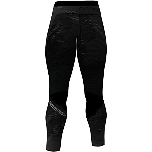 SMMASH Murk Deportivo Largo Leggins Hombre, Pantalones Largo Deporte Dombre por un Gimnasio de Yoga Corrientes, Material Transpirable y Antibacteriano, (M)