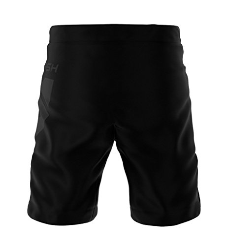 SMMASH Shadow 2.0 Deporte Profesionalmente Pantalones Cortos MMA para Hombre, Shorts MMA, BJJ, Grappling, Krav Maga, Material Transpirable y Antibacteriano, (L)