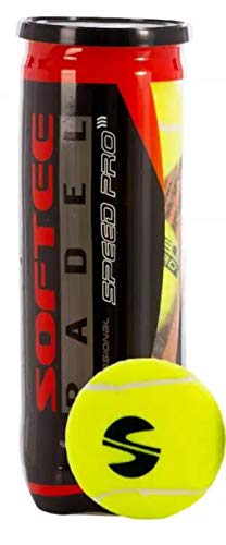 Softee Equipment Pelotas Pádel Speed Pro 1x3, Amarillo, Extra Large