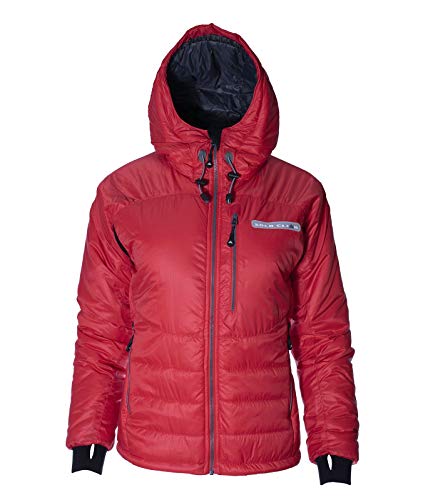 SOLO CLIMB Nanga W – Chaqueta Caliente para Mujer Impermeable y Cortaviento para Alpinismo y Escalada. Relleno THERMOLOFT