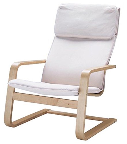 ¡Solo cubierta! ¡La silla no está incluida! El reemplazo de las fundas de la silla de algodón está hecho a medida para el sillón IKEA Pello. El color blanco