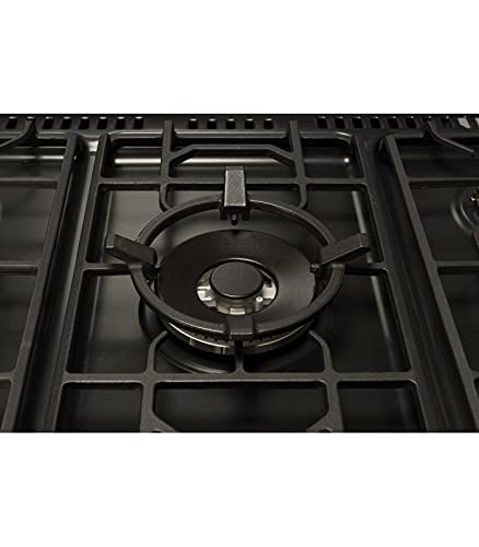 SOLTHERMIC F9LT50G2 COCINA GAS PORTABOMBONA ESTILO RUSTICO/NEGRA CON MANDOS DORADOS / 5 FUEGOS/HORNO 64 L./ ALTA GAMA