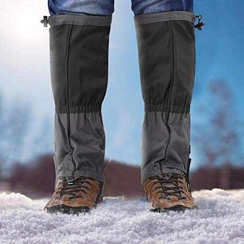 SolUptanisu Polainas de Pierna,1 Par Polaina de Senderismo Polainas Nieve Respirable Cubierta de Proteccion de Nieve de Lluvia de Gaiter Antipolvo Barro Gaiter Legging reemplazo para Hombres Mujeres