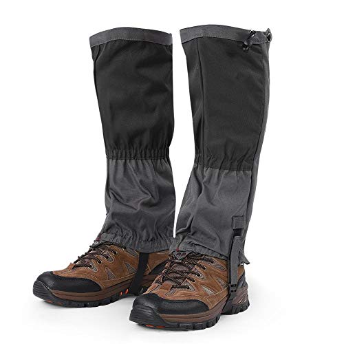 SolUptanisu Polainas de Pierna,1 Par Polaina de Senderismo Polainas Nieve Respirable Cubierta de Proteccion de Nieve de Lluvia de Gaiter Antipolvo Barro Gaiter Legging reemplazo para Hombres Mujeres