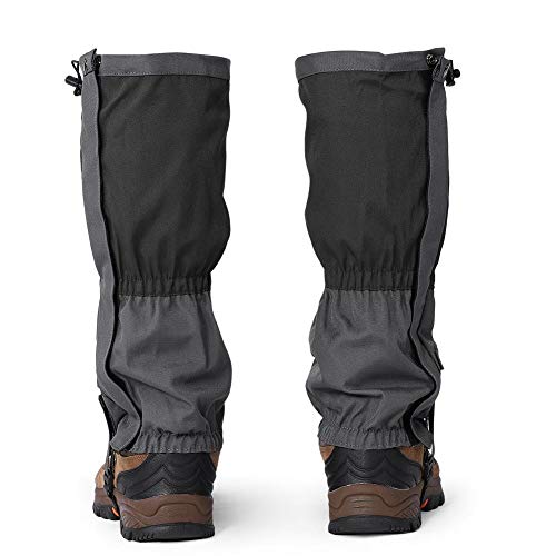 SolUptanisu Polainas de Pierna,1 Par Polaina de Senderismo Polainas Nieve Respirable Cubierta de Proteccion de Nieve de Lluvia de Gaiter Antipolvo Barro Gaiter Legging reemplazo para Hombres Mujeres