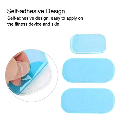 Sonew Almohadillas Hidrogel de Repuesto, EMS Gel Pad Hoja de Gel de Repuesto para Electroestimulador Muscular, Estimulador Muscular Repuesto de Repuesto Accesorios(15pcs)