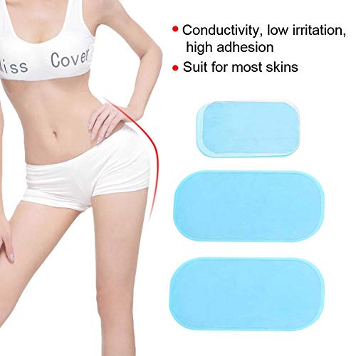 Sonew Almohadillas Hidrogel de Repuesto, EMS Gel Pad Hoja de Gel de Repuesto para Electroestimulador Muscular, Estimulador Muscular Repuesto de Repuesto Accesorios(15pcs)