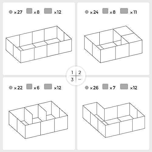 SONGMICS Valla para Animales Pequeños, Parque para Mascotas, Jaula Modular de Plástico, para Conejitos, Hámsteres, Cobayas, Blanco LPC02W