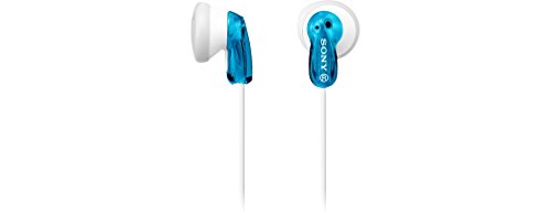 Sony Mdre9Lpl - Auriculares de Botón, Blanco y Azul, 5