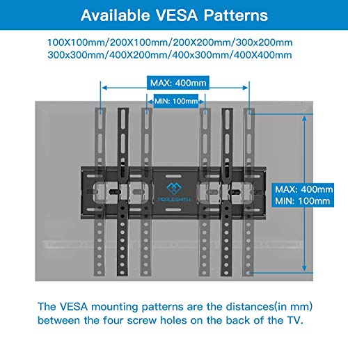 Soporte TV de Pared Articulado Inclinable, Soporte de Pared TV para Pantallas de 26-55 Pulgadas LCD OLED, Soportar 60 kg, VESA Máxima de 400x400mm