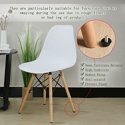 sourcing map M6 Pies Patas niveladoras nivelador ajustable Protector de suelo para silla de escritorio 16pcs M6 x 13 x 20mm