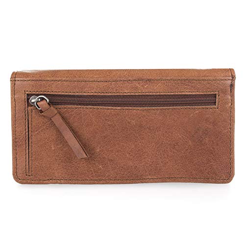 Spikes & Sparrow Bronco Wallet RFID Brandy