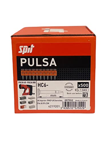 Spit - Clavo para hormigon hierro estandar hc6-15+gas p800