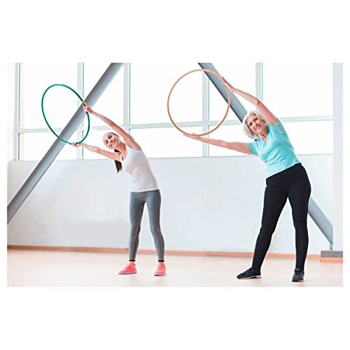 Sport-Tec Aro de Gimnasia Madera, Hula Hoop, aro de Entrenamiento, aro de Gimnasia, aro de Fitness, círculo de Gimnasia, reducción de Peso, 60cm