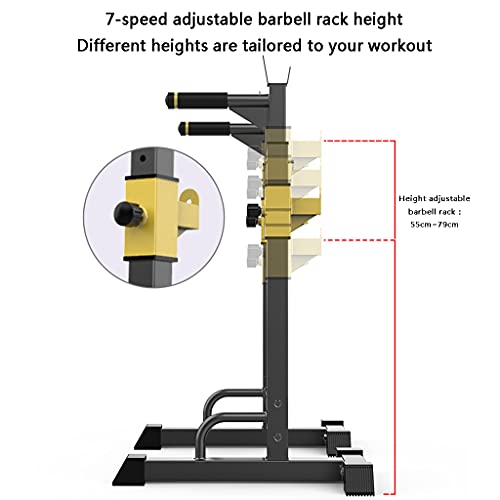 Squat rack Aparato para Sentadillas Estante de Peso Libre Smith Estante de Sentadillas Gimnasio en casa Prensa de Banco Estante de Barra Multifuncional Estante de Barra paralela Simple Interior