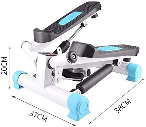 Stair Stepper Exercise Stepper Machine Sunny Health Fitness Mini Stepper Fitness Twist Stepper Step Machine Equipo de Ejercicio con Bandas de Resistencia (Color: Negro Tamaño: Talla única)-Azul_U