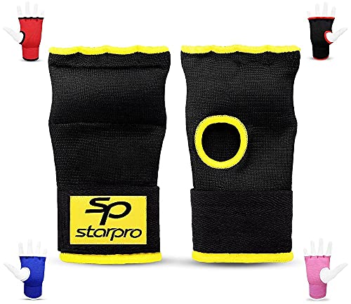 Starpro Guantes Interiores Boxeo con Envolturas de poliéster Tejido para Boxeo Sparring Muay Thai Kickboxing MMA Artes Marciales y Entrenamiento de Lucha - Hombres y Mujeres - Múltiples Colores