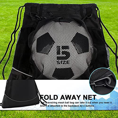 STAY GENT Mochila Deportiva para jóvenes, Football Soccor fútbol, Baloncesto, Voleibol y fútbol Hombre y Mujer niños y jóvenes Bolsa para Deporte, Escolar, Senderismo, Gimnasio, Viaje, Playa, Sport