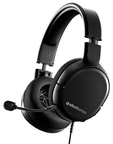 SteelSeries Arctis 1 - Auriculares Gaming - Compatibilidad con Todas las Plataformas - Para PC, PS5, PS4, Xbox, Nintendo Switch, Móvil - Micro ClearCast Desmontable