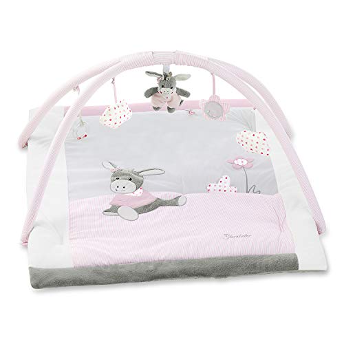 Sterntaler Arco y manta con juegos Chica Emmi, Edad: 0-18 meses, 100 x 80 cm, Rosa