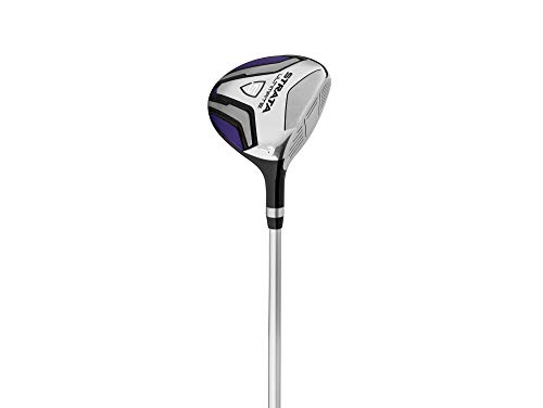 STRATA - Paquete completo de palos de golf para mujer de 16 piezas, Morado, Mano derecha