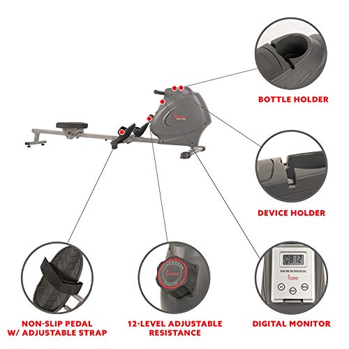 Sunny Health & Fitness SPM máquina de Remo magnética SF-RW5801