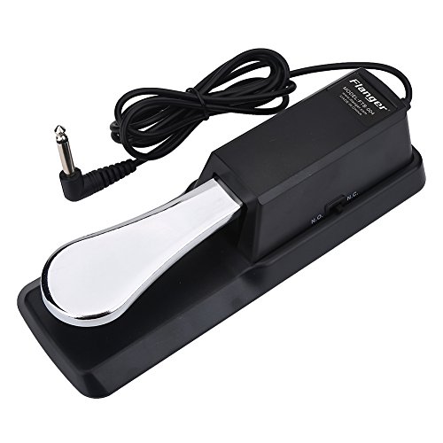 Sustain Pedal, Pedal de Sostenido del Teclado Universal Piano Digital Pedal con Fondo Antideslizante para Flanger Teclados