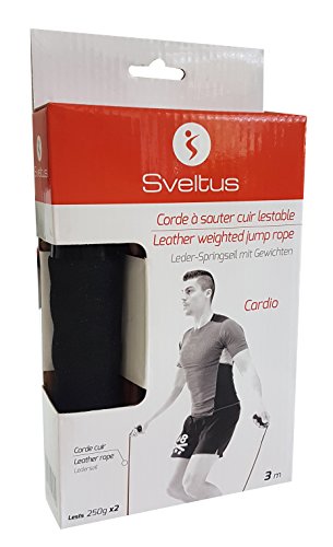 Sveltus Piel Lestable 500 G Cuerda de Saltar Unisex, marrón