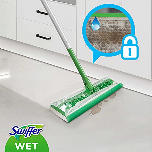 Swiffer Mopa, 48 Recambios Húmedos (2 x 24), Ideales para Suelos de Madera, Cerámica y Vinilo