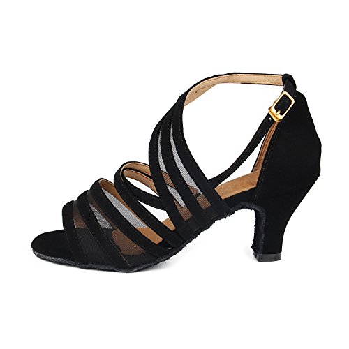 Syrads Zapatos de Baile Latino para Mujer Zapatos de Baile Tango Salsa Samba Bachata Baile de Salón Baile Interior