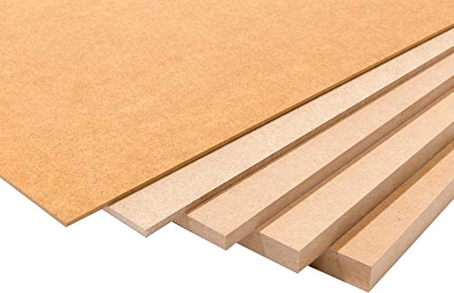 Tableros de madera DM (MDF) de 5MM. Tamaños disponibles A0, A1, A2, A3, A4, A5 (a elegir). Soporte para manualidades, decoración, dibujo, DIY, bricolaje, pintura. (2ud_A2,(594x420mm))