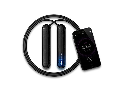 Tangram Factory Smart Rope PURE - Cuerda para saltar que se comunica con tu teléfono inteligente