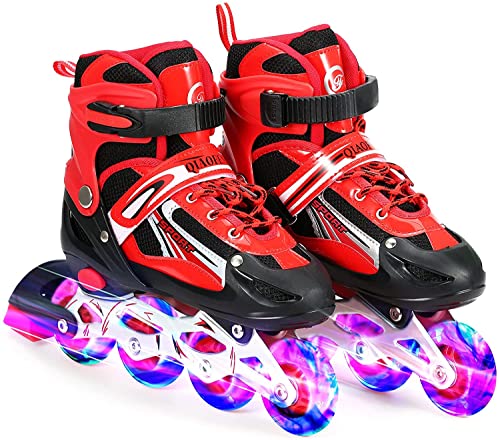 Tante Tina Patines en línea con Luces para niños - Talla Ajustable - 3 Colores Disponibles