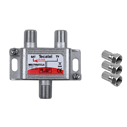 Tecatel TV Satélite - Mezclador de señal satélite y televisión